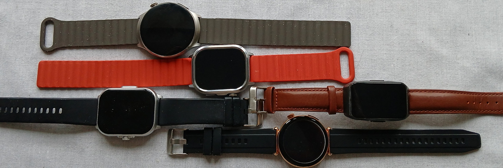 einige meiner Knauermann Smartwatch. Mit allen zufrieden